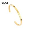 Stainless Steel Engraved Open Bangle 564299179065