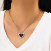 O1CN01hVJ8Da25wjW0b0KME_3529117591-0-cib.jpg Stainless Steel Mosaic Heart Necklace 824431856952