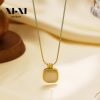 O1CN01hs8SlT25wjbppi3V1_3529117591-0-cib.jpg Stainless Steel Cat's Eye Square Necklace 825127476346