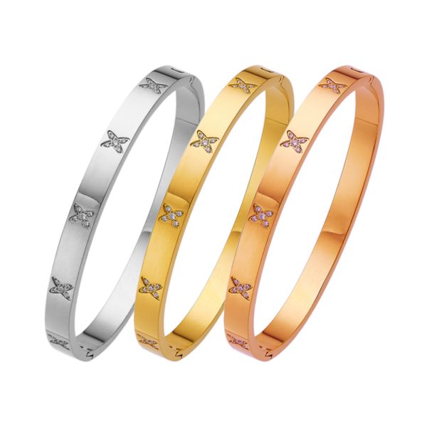 O1CN01hyjJVT25wjNvhzRUa_3529117591-0-cib.jpg Stainless Steel Rhinestone Bangle 724031540247
