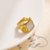 O1CN01hzhSxm25wjNyPFsDI_3529117591-0-cib.jpg Stainless Steel Square Shell Ring 725262863718