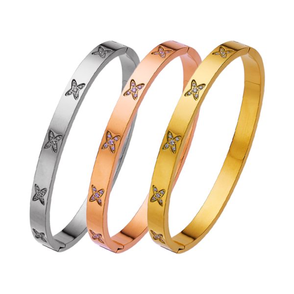 O1CN01iEnECp25wjNyPf15a_3529117591-0-cib.jpg Stainless Steel Zirconia Bangle 724029400644