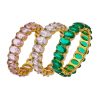 Stainless Steel Zirconia Eternity Ring 1053224197331