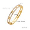 O1CN01iUizix25wjbomepUG_3529117591-0-cib.jpg Stainless Steel Rhinestone Bangle 724253292591
