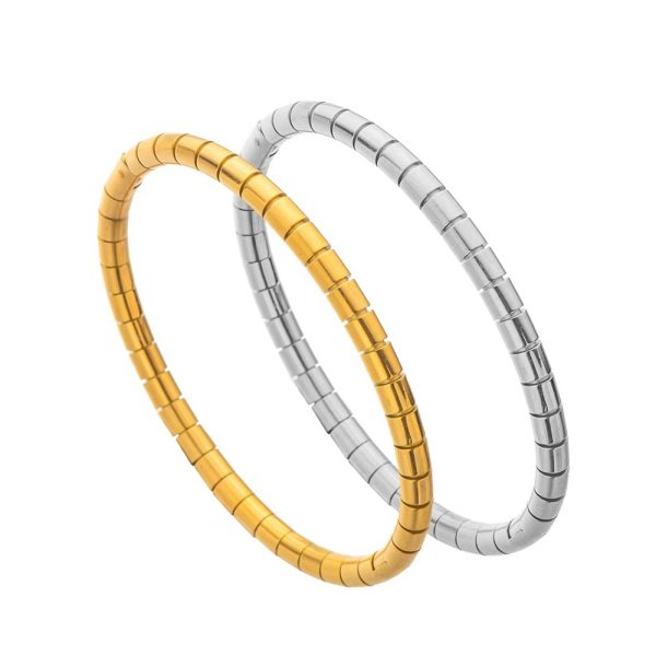 O1CN01iVlRWe25wjZZgcHjd_3529117591-0-cib.jpg Stainless Steel Beaded Bangle 894653614830