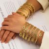 O1CN01ibGcQS25wjTREgUf4_3529117591-0-cib.jpg Stainless Steel C Shaped Bangle Set 776028358390