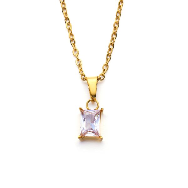 O1CN01iiCJZi25wjQk5aGFp_3529117591-0-cib.jpg Stainless Steel Baguette Zirconia Necklace 747200380696
