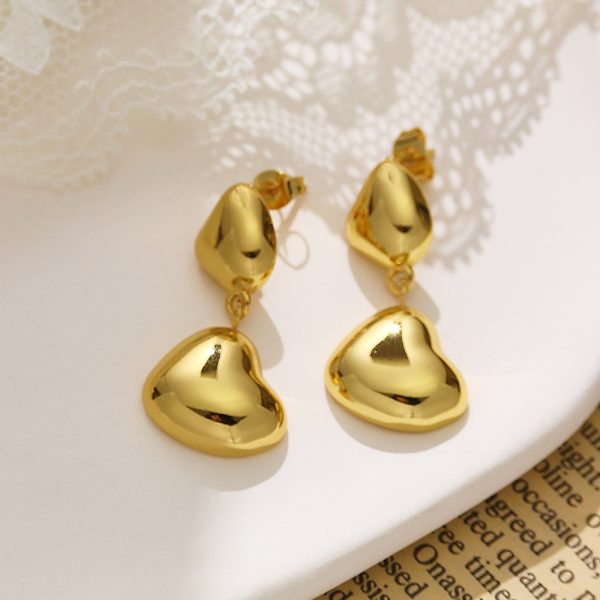 O1CN01iphvlX25wjUpQ3uV8_3529117591-0-cib.jpg Stainless Steel Teardrop Heart Earrings 804153333579