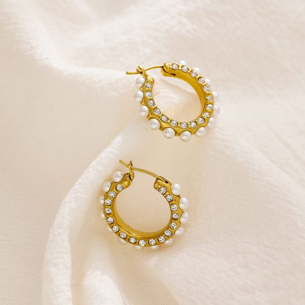 O1CN01ixMpip25wjRdrVn5L_3529117591-0-cib.jpg Stainless Steel Pearl Hoop Earrings 756784087822