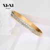 Stainless Steel Pave Bangle 920427128678