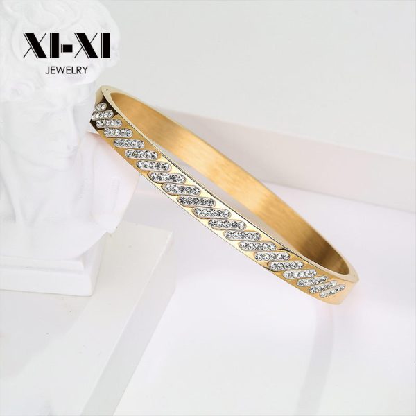 Stainless Steel Pave Bangle 920427128678