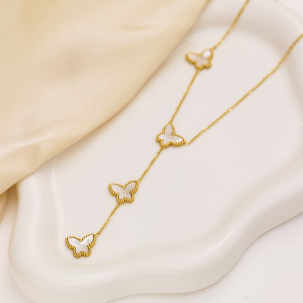 O1CN01j7lJmu25wjVABueh0_3529117591-0-cib.jpg Stainless Steel Mother of Pearl Butterfly Necklace 809206192576