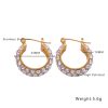 O1CN01jOWTf925wjNyXLFqQ_3529117591-0-cib-3.jpg Stainless Steel Rhinestone Crescent Earrings 724369464612