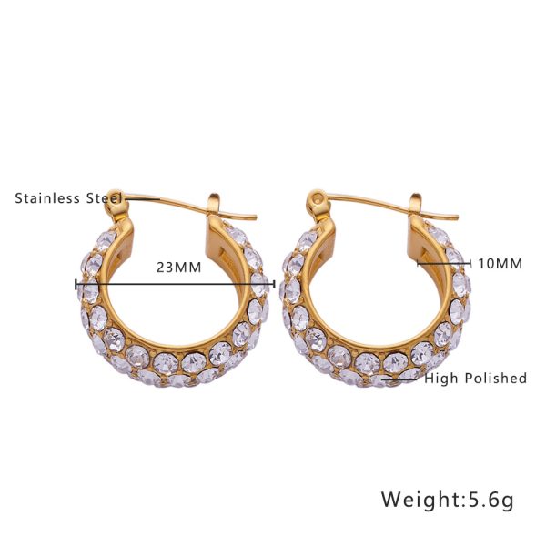 O1CN01jOWTf925wjNyXLFqQ_3529117591-0-cib-3.jpg Stainless Steel Rhinestone Crescent Earrings 724369464612