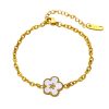 Stainless Steel Shell Flower Bracelet 875286784268
