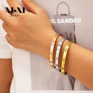Stainless Steel Bangle Set 954727299062