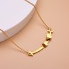 Stainless Steel Smiley Butterfly Necklace 948894050423