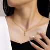 O1CN01jm2JbE25wjZYHSiej_3529117591-0-cib.jpg Stainless Steel Rhinestone Cross Necklace 893351063749