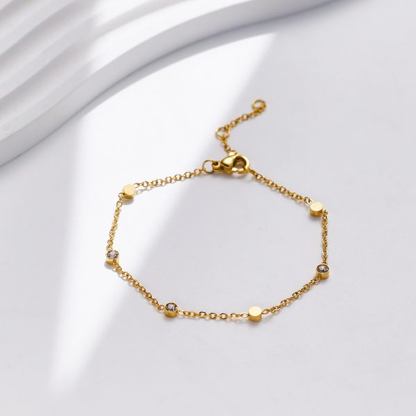 O1CN01jmDWFN25wjLunrwIE_3529117591-0-cib.jpg Stainless Steel Zirconia Chain Bracelet 648459643693