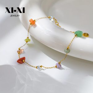Stainless Steel Crushed Stone Bracelet 894085563461