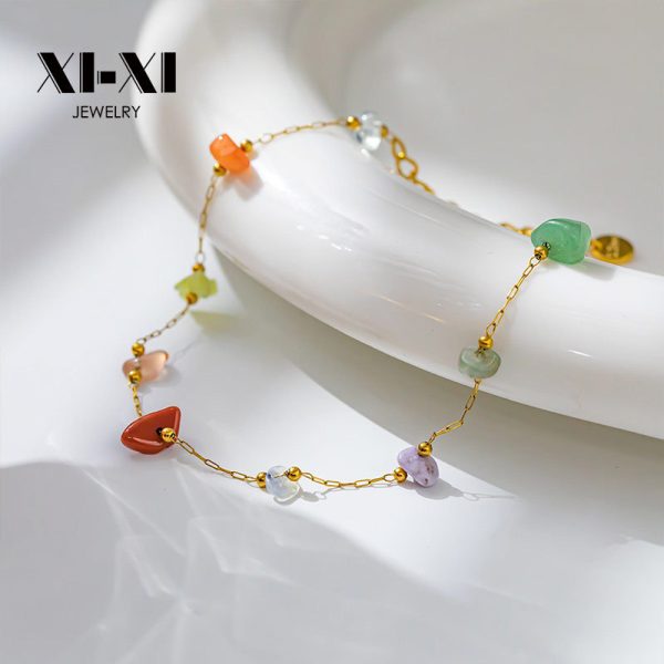 O1CN01jnbwAg25wjbtM4HFO_3529117591-0-cib.jpg Stainless Steel Crushed Stone Bracelet 894085563461