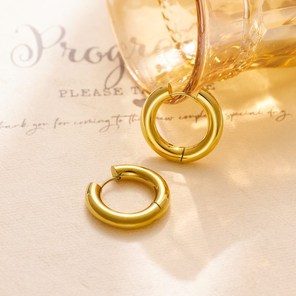 O1CN01jwjRh525wjSo6rUTS_3529117591-0-cib.jpg Stainless Steel Classic Hoop Earrings 770256759447
