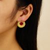 O1CN01kHcuQz25wjRf5taAW_3529117591-0-cib.jpg Stainless Steel Clover Shell Earrings 756940769071