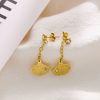 O1CN01kJBwB025wjRd7qe8A_3529117591-0-cib.jpg Stainless Steel Clover Shell Earrings 756940769071