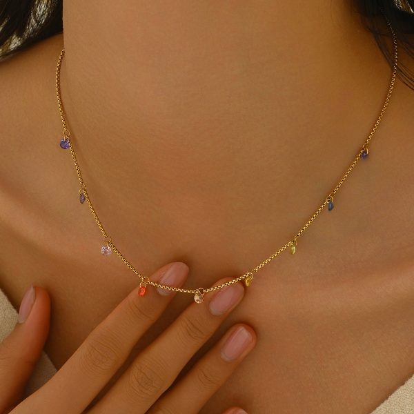 O1CN01kLUk8l25wjbPcMGW9_3529117591-0-cib.jpg Stainless Steel Glass Teardrop Necklace 944315572598