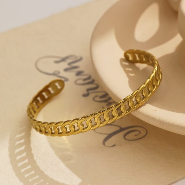 O1CN01kaEM7U25wjTRJxEXM_3529117591-0-cib.jpg Stainless Steel C Shaped Bangle Set 776028358390