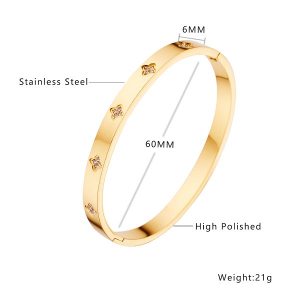 O1CN01lAPUl925wjbGDM1IR_3529117591-0-cib.jpg Stainless Steel Rhinestone Bangle 941159028161