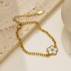Stainless Steel Shell Flower Bracelet 875286784268