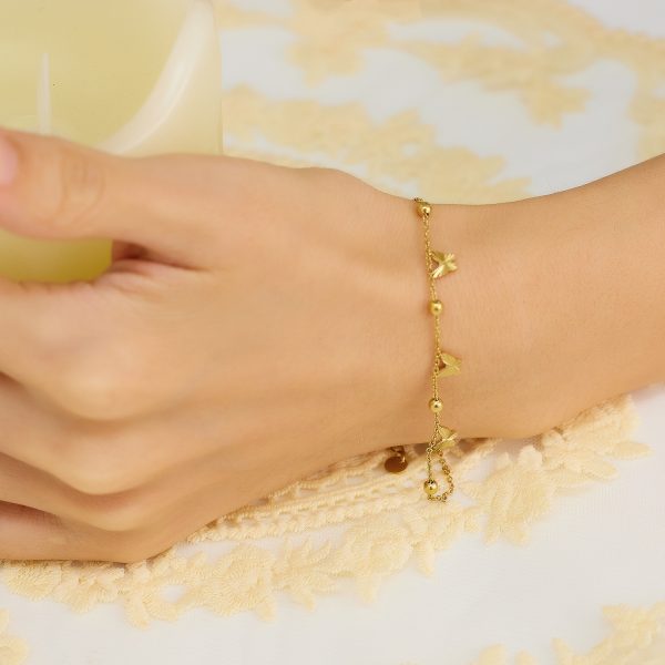 O1CN01lHmi0425wjSKGO2hJ_3529117591-0-cib.jpg Stainless Steel Butterfly Tassel Bracelet 763853166116