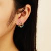 O1CN01lT4KTf25wjRfYZ2Ou_3529117591-0-cib.jpg Stainless Steel Clover Shell Earrings 756940769071