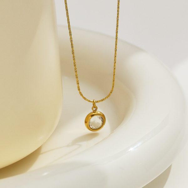 O1CN01lfPdS025wjVPgw9NS_3529117591-0-cib.jpg Stainless Steel Zirconia Necklace 814706574959