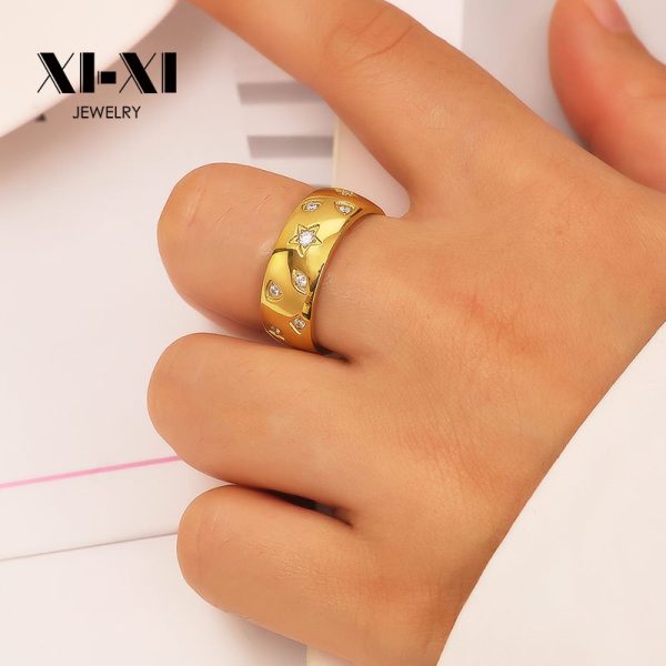 O1CN01llDfy125wjbkRMR4z_3529117591-0-cib.jpg Stainless Steel Heart Zirconia Ring 787381925530