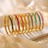 O1CN01lm7vWt25wjcjnBfj2_3529117591-0-cib.jpg Stainless Steel Enamel Bangle 973329898763