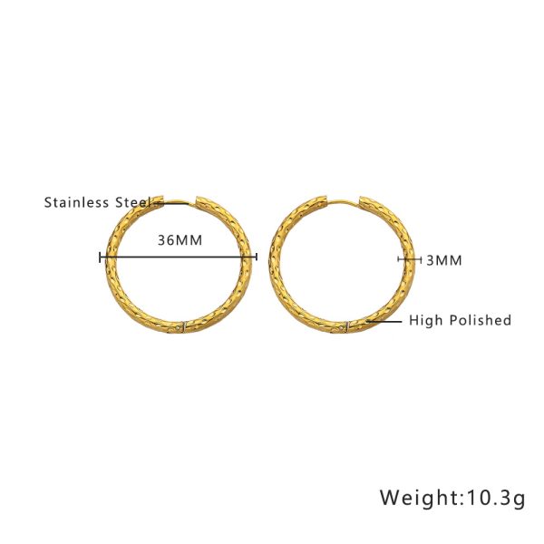 O1CN01lmIOHX25wjbmNlODo_3529117591-0-cib.jpg Stainless Steel Hoop Earrings 784704227841