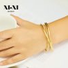 O1CN01ltvvtG25wjbt5Q2Kf_3529117591-0-cib.jpg Stainless Steel Multi Line Cuff Bangle 857765688656