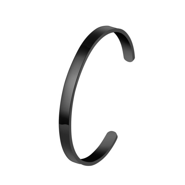 O1CN01lw6hGC25wjEKVz8Fa_3529117591-0-cib.jpg Stainless Steel Smooth Open Bangle 564304403078