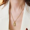 O1CN01lyWutg25wjO44zMnw_3529117591-0-cib.jpg Stainless Steel Rectangular Tag Necklace 725311031019