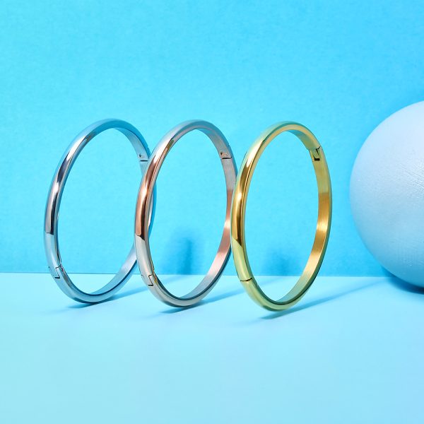 O1CN01mDY20F25wjcktwKCR_3529117591-0-cib.jpg Stainless Steel Smooth Bangle 974103593818