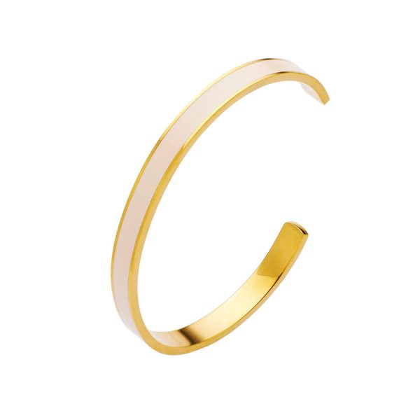 O1CN01mGMrDw25wjO8ueQYB_3529117591-0-cib.jpg Stainless Steel Enamel Open Bangle 726445078386