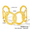 O1CN01mMFAk725wjfphf8cR_3529117591-0-cib.jpg Stainless Steel Geometric Cuff Bangle 1049157317335