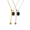 O1CN01msK2UH25wjW4xQ5Vx_3529117591-0-cib.jpg Stainless Steel Zirconia Necklace 824636021534