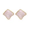 Stainless Steel Enamel Square Earrings 803858620514