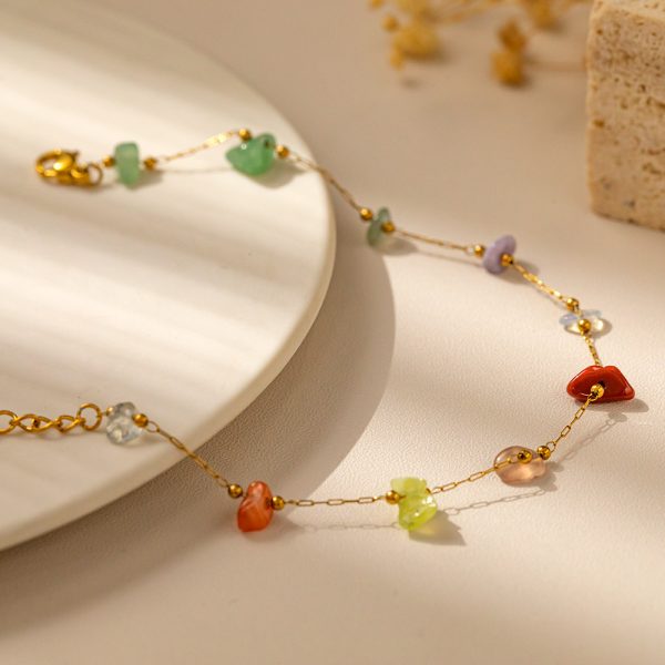 O1CN01n5EPPa25wjZZweMDE_3529117591-0-cib.jpg Stainless Steel Crushed Stone Bracelet 894085563461