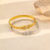O1CN01nFIflr25wjcJFcgni_3529117591-0-cib.jpg Stainless Steel Striped Zirconia Bangle 965176924439