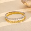 O1CN01nGV95A25wjcV3CfXk_3529117591-0-cib.jpg Stainless Steel Clover Zirconia Bangle 966861840819