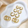 O1CN01nJiVwq25wjU6C8vDg_3529117591-0-cib.jpg Stainless Steel Smooth Huggie Earrings 784718559304